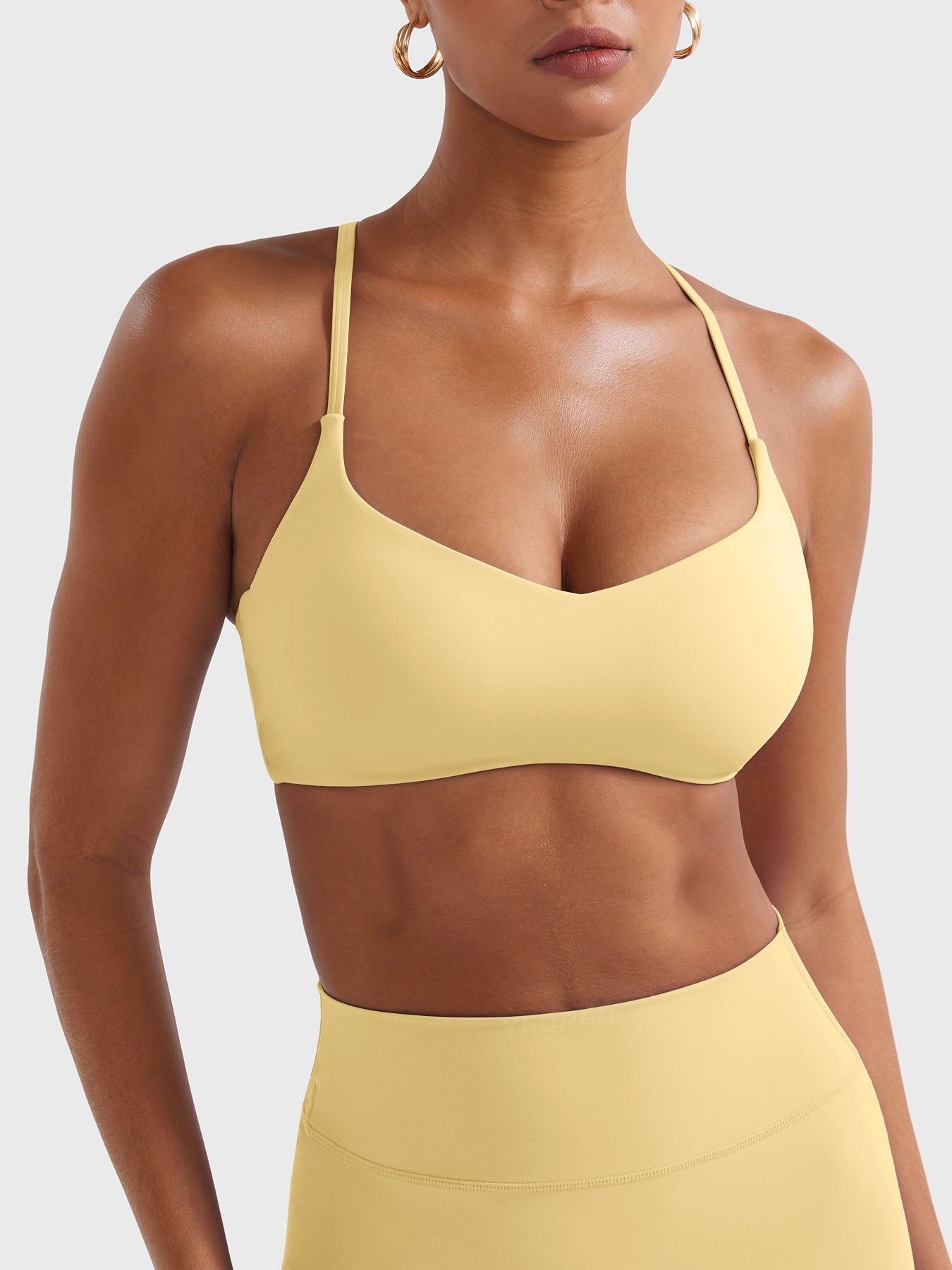 Yeoreo Paisely Y‑Back Sports Bra