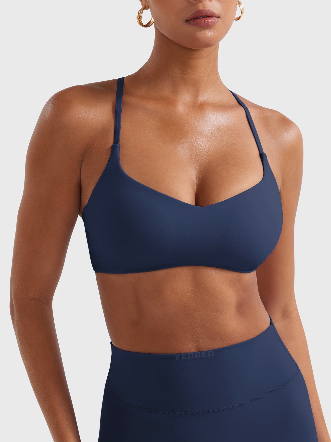 Yeoreo Paisely Y‑Back Sports Bra