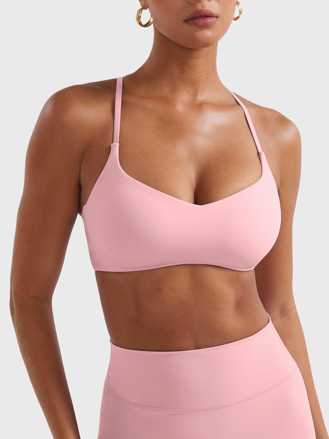 Yeoreo Paisely Y‑Back Sports Bra