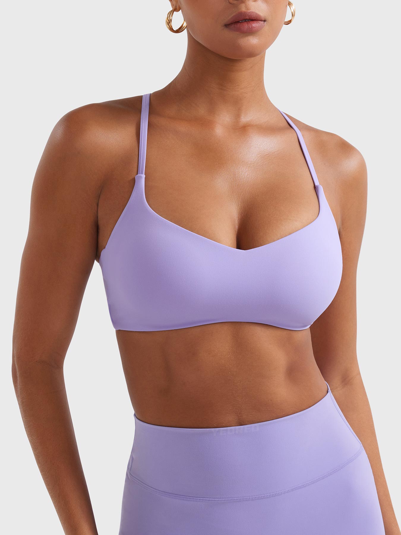 Yeoreo Paisely Y‑Back Sports Bra