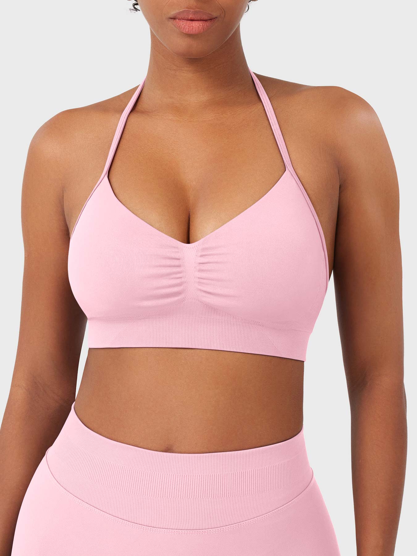 Yeoreo Vanie SoftHue Halter Sports Bra