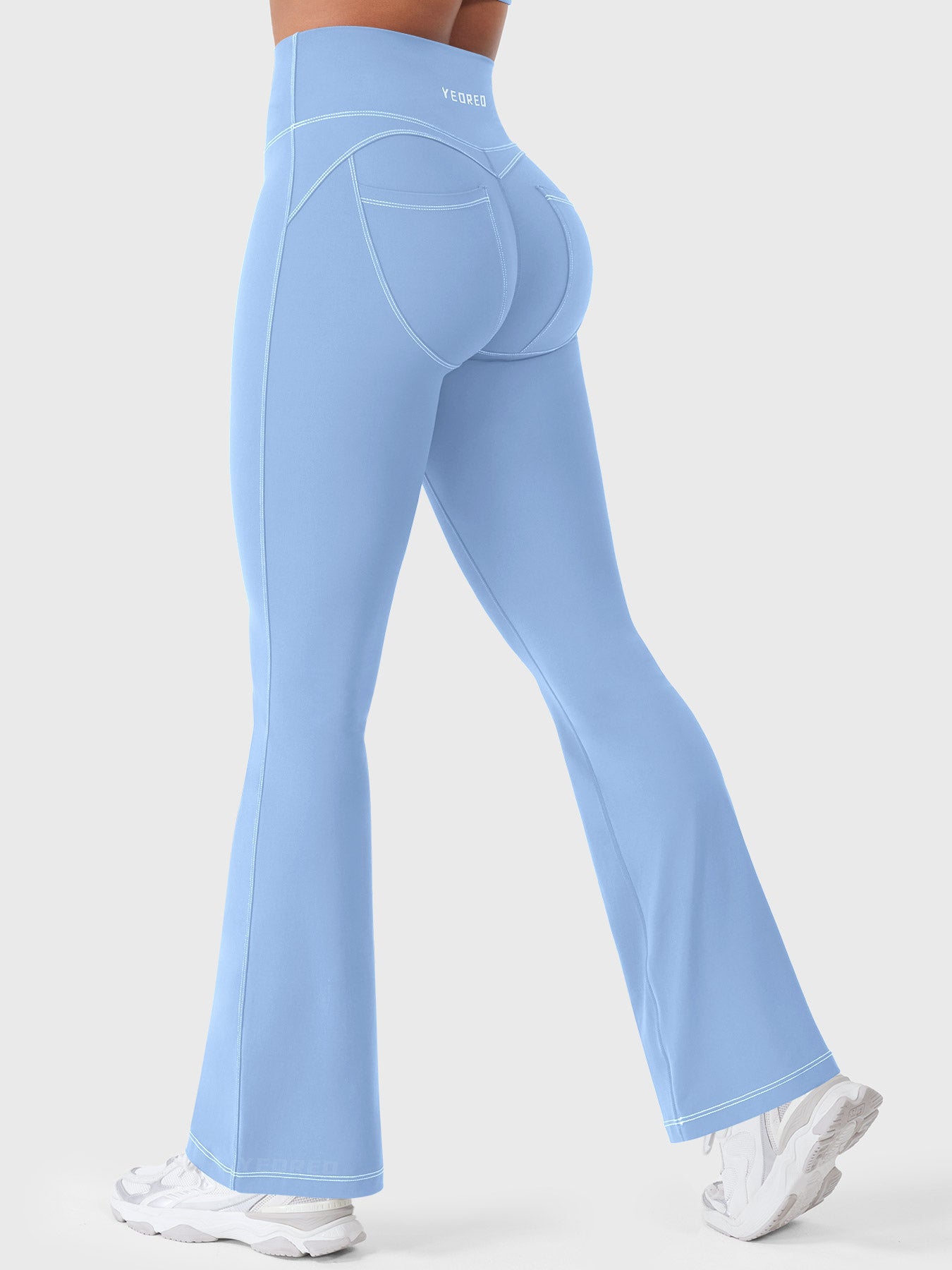 Yeoreo Astridy Faux Denim Flared Leggings