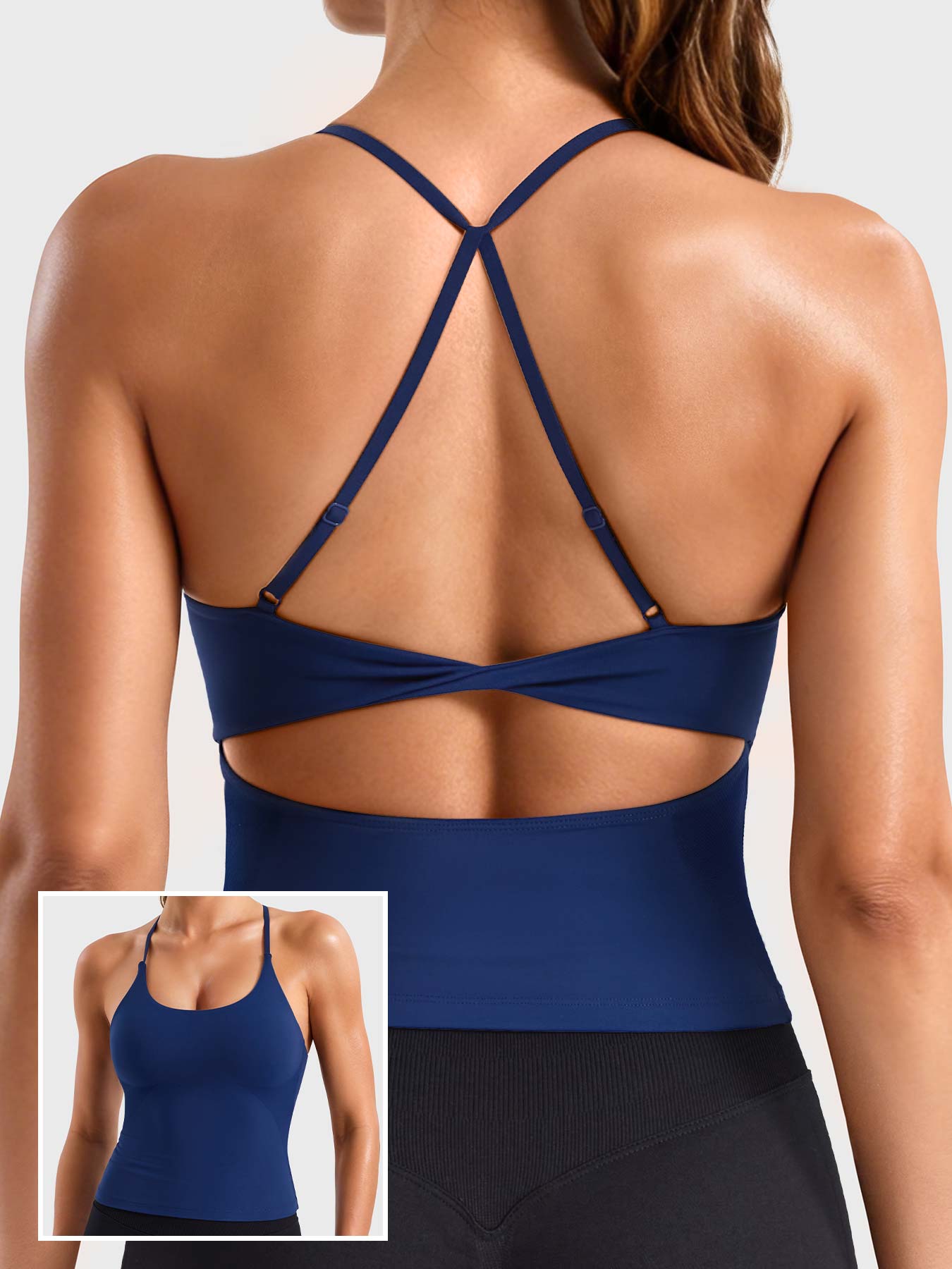 Yeoreo Sadiere Twist Back Tank