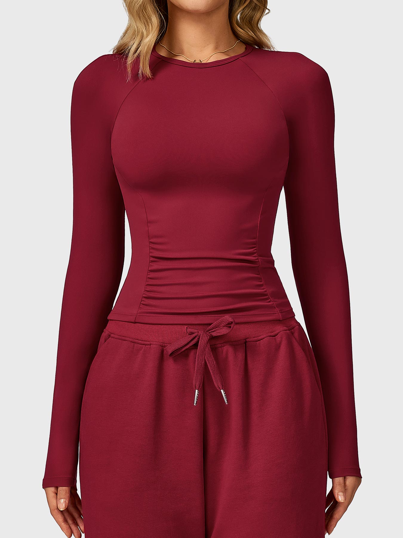 Yeoreo Lesley Sculpted Long Sleeves Top