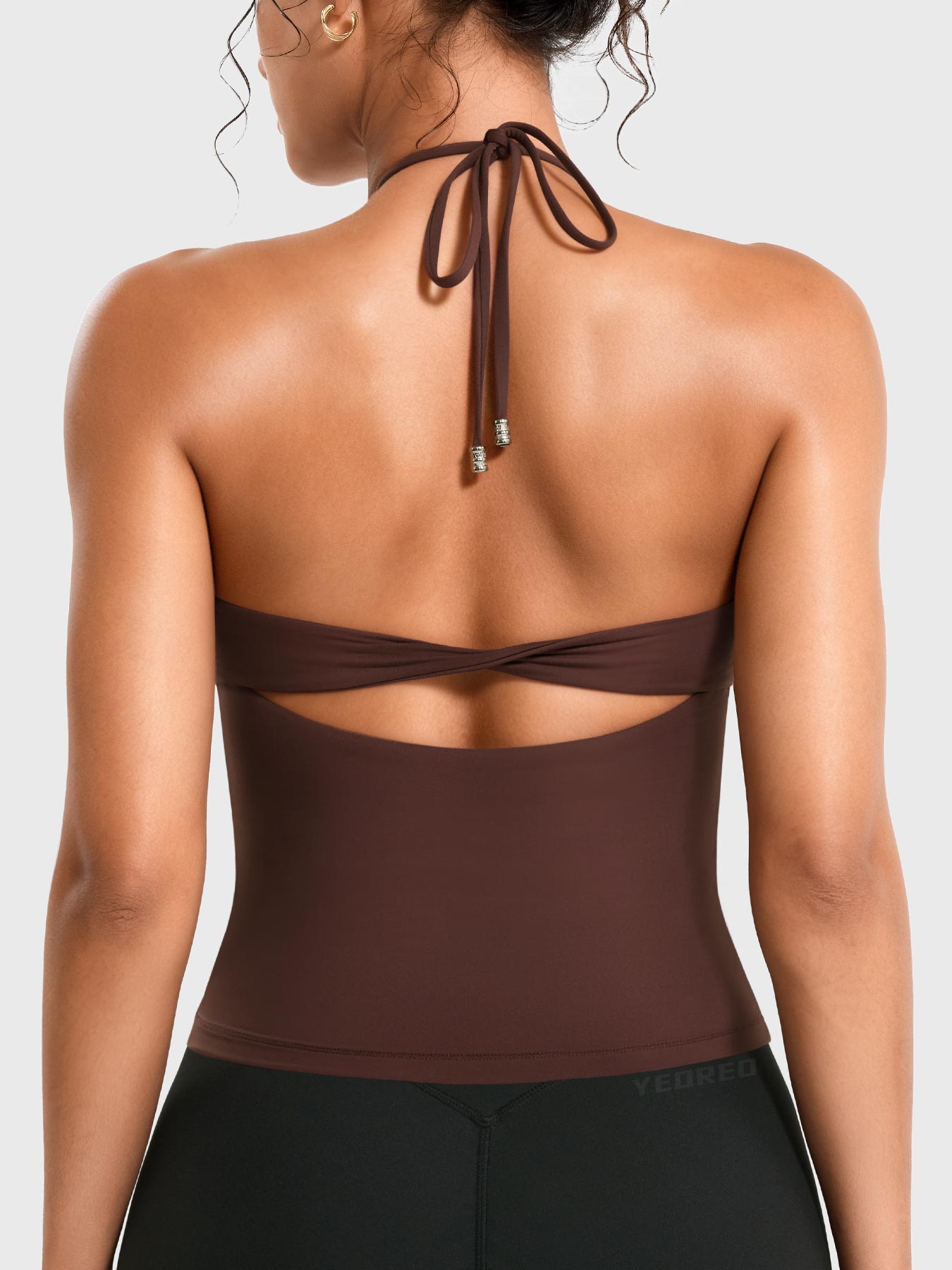 Yeoreo Vtina Halter Twist Back Tank