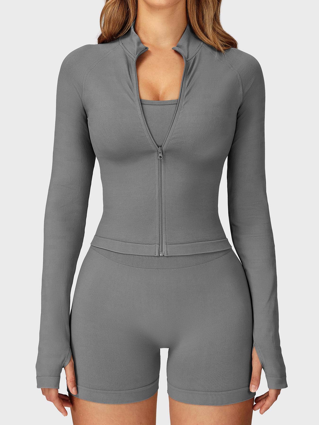 Yeoreo Alina Seamless Zip Up Jacket