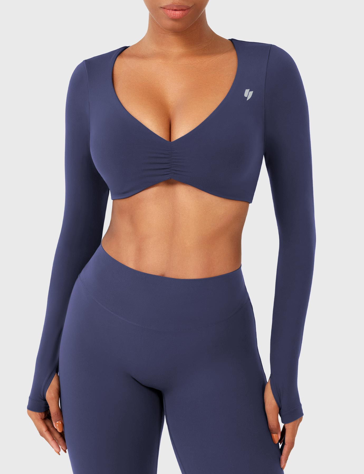 Yeoreo Agantha Ruched Long Sleeve Top