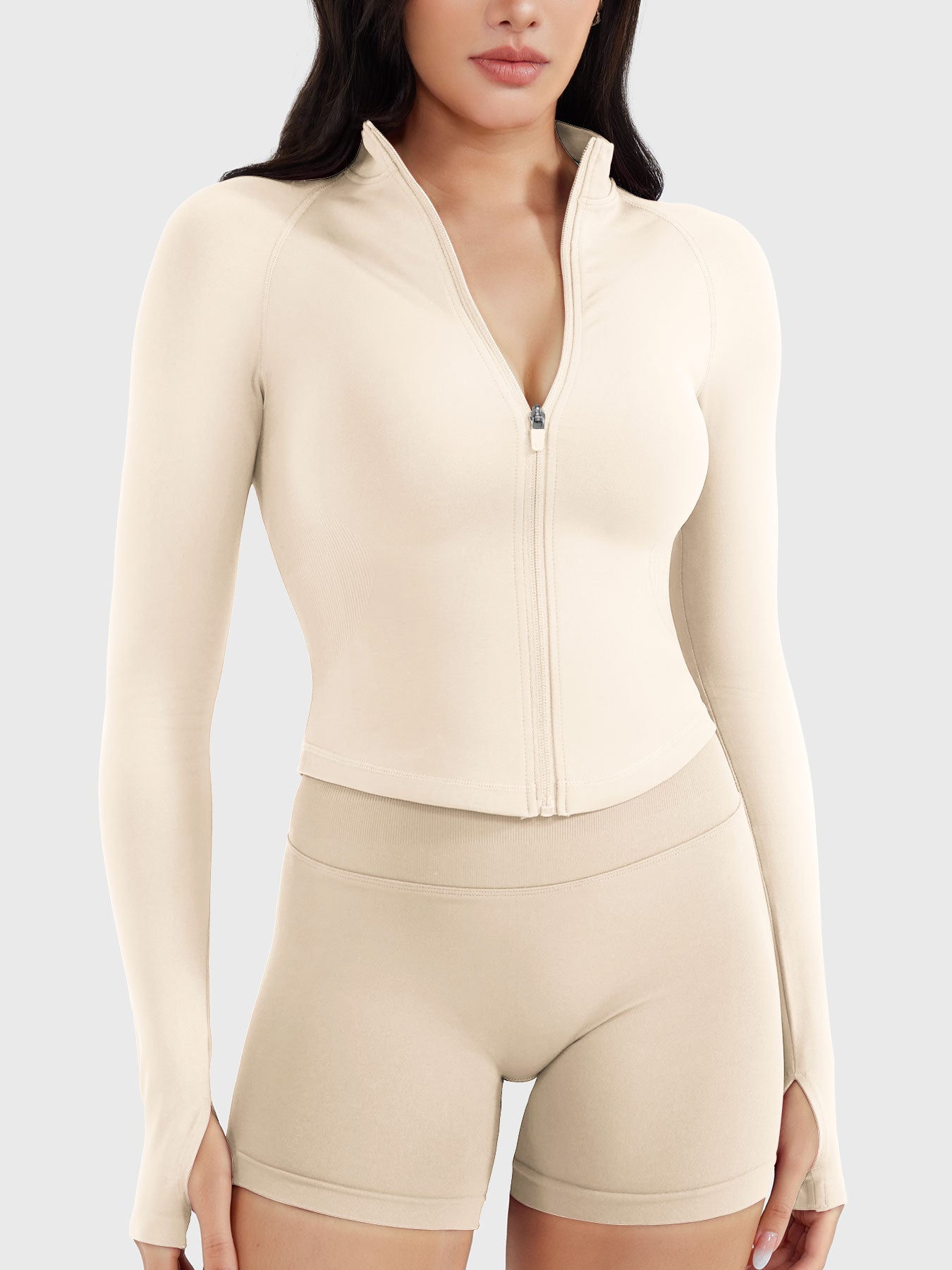 Yeoreo Antoniy SoftHue Seamless Zip Up Jacket