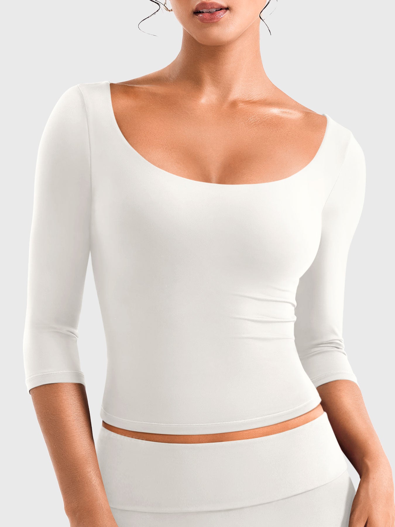 Yeoreo Hanlar 3/4 Sleeve Top