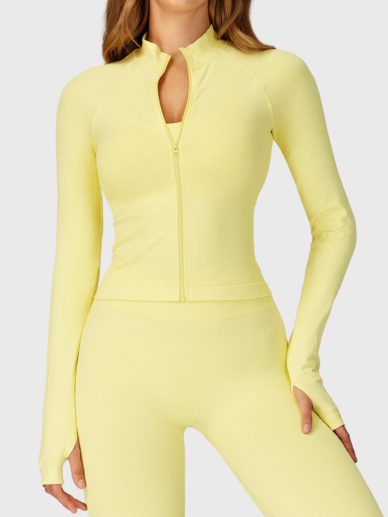 Yeoreo Alina Seamless Zip Up Jacket
