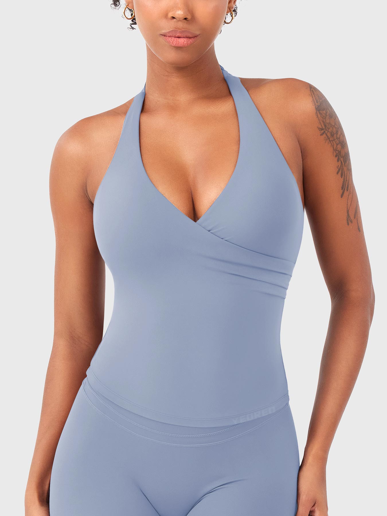 Yeoreo Elevine V Neck Halter Tank