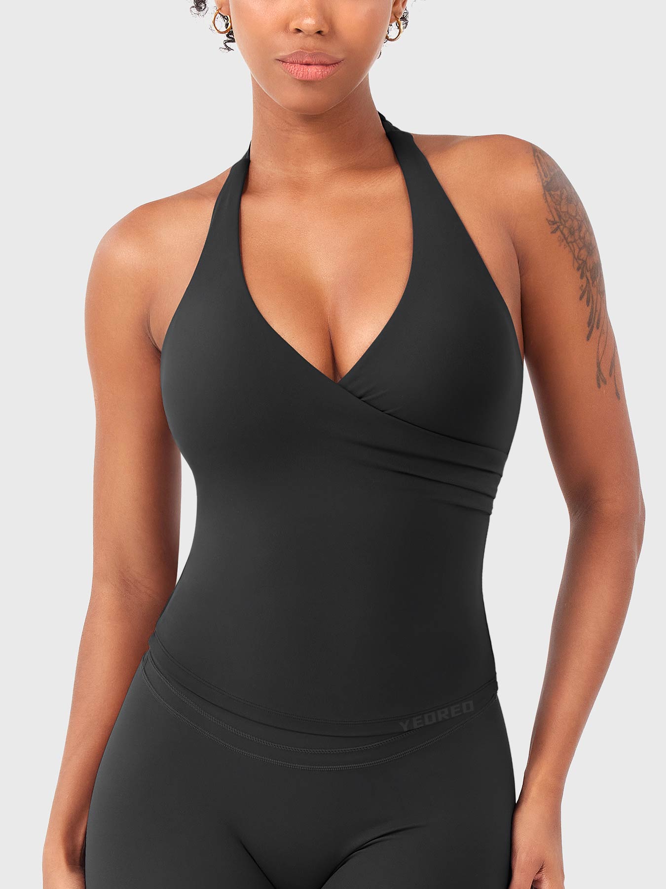 Yeoreo Elevine V Neck Halter Tank