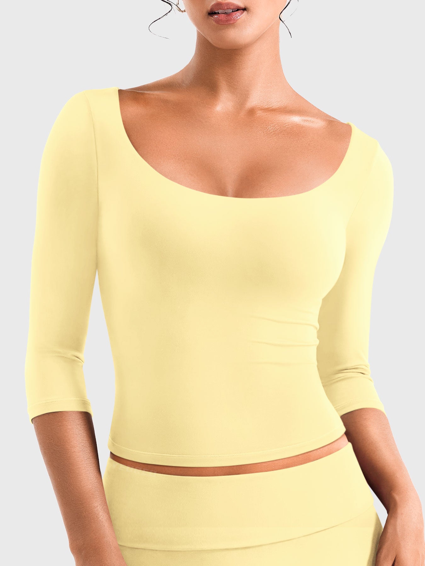 Yeoreo Hanlar 3/4 Sleeve Top