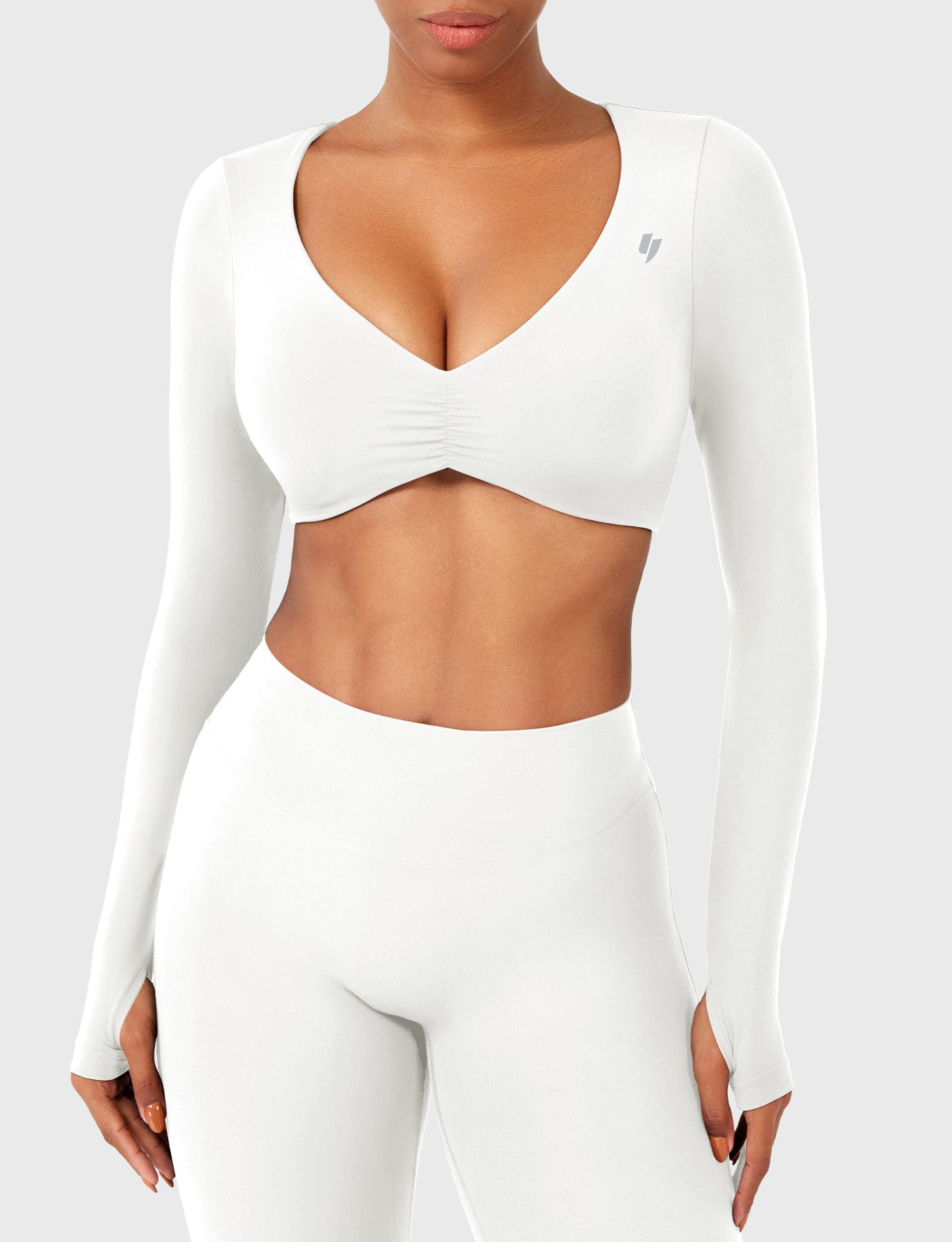 Yeoreo Agantha Ruched Long Sleeve Top