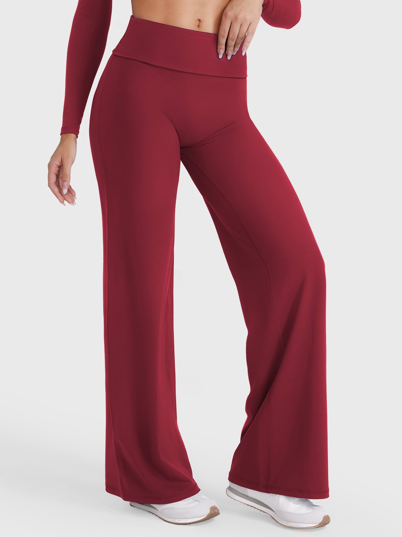 Yeoreo Eddiy 31.5" Fold Over Straight Leggings