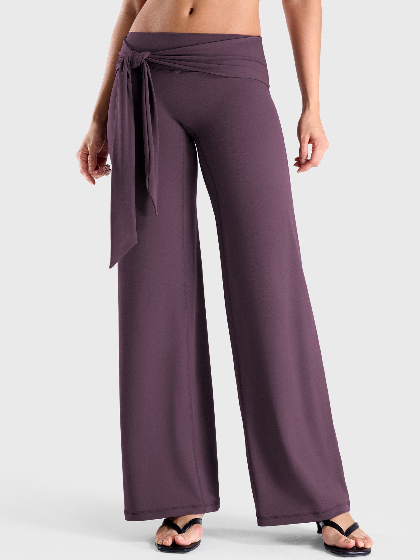Yeoreo Danicaxi Tie-Waist Straight Leggings