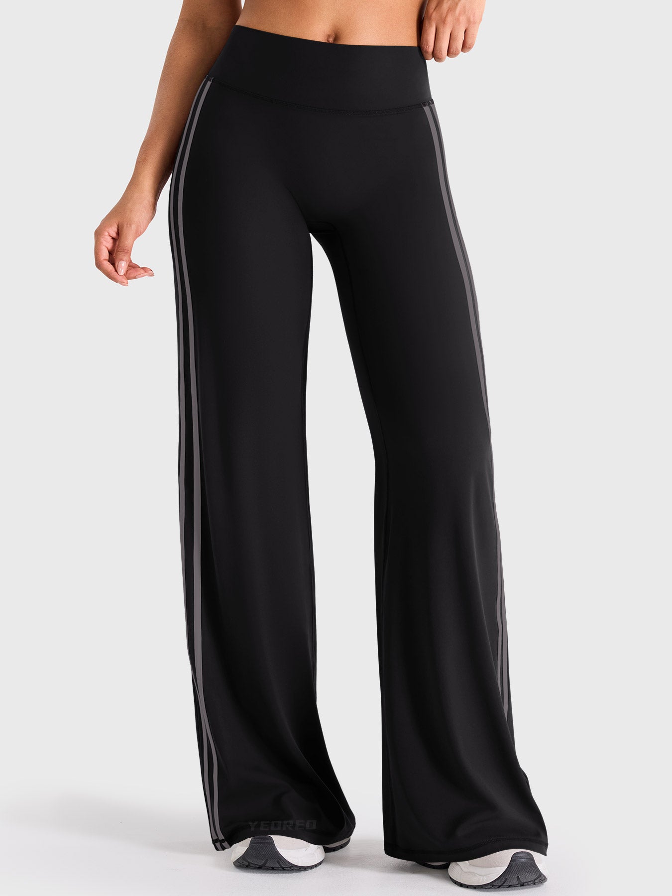 Yeoreo Ease 33" Contrast Stripe Straight Leggings