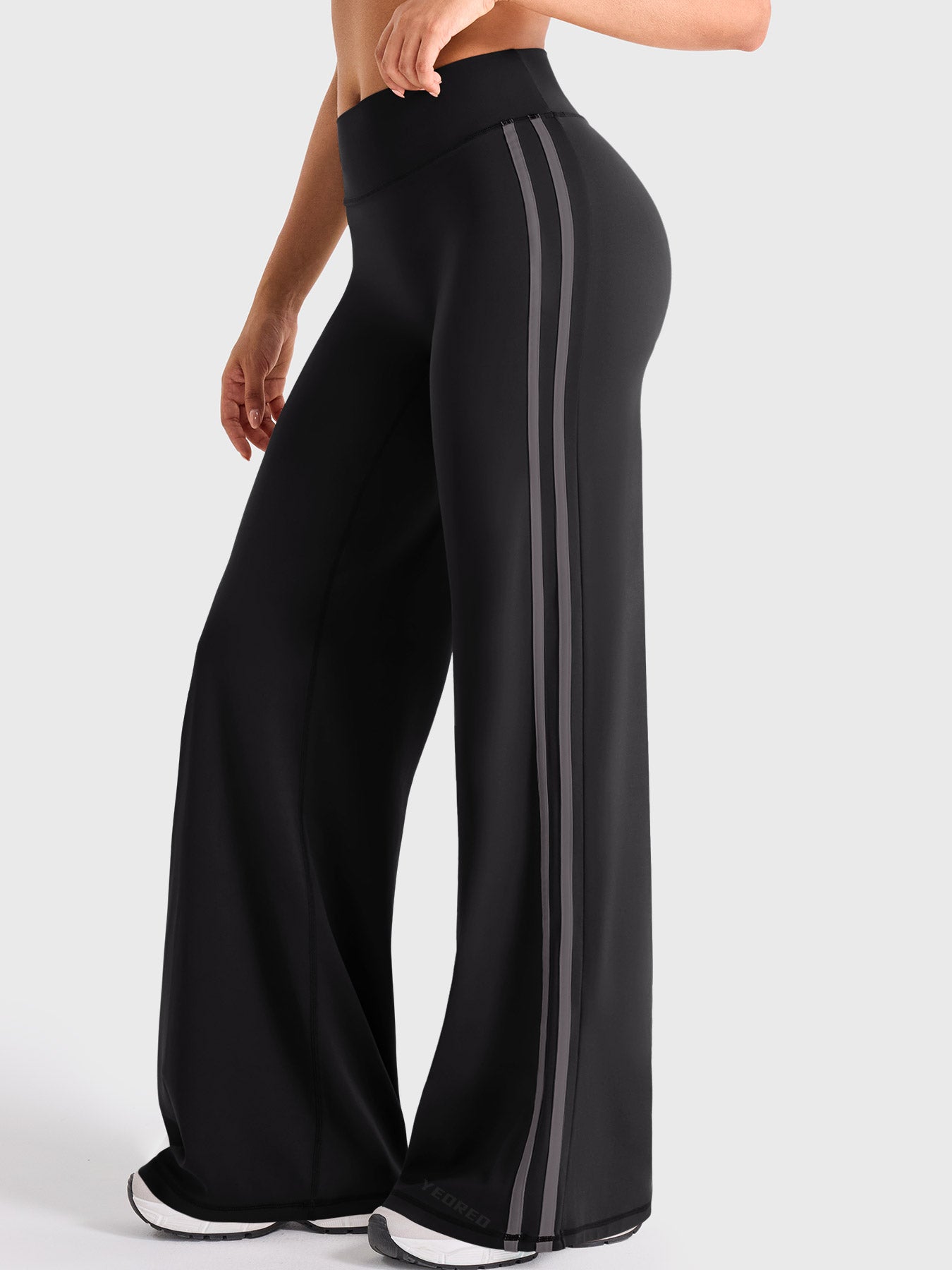 Yeoreo Ease 33" Contrast Stripe Straight Leggings