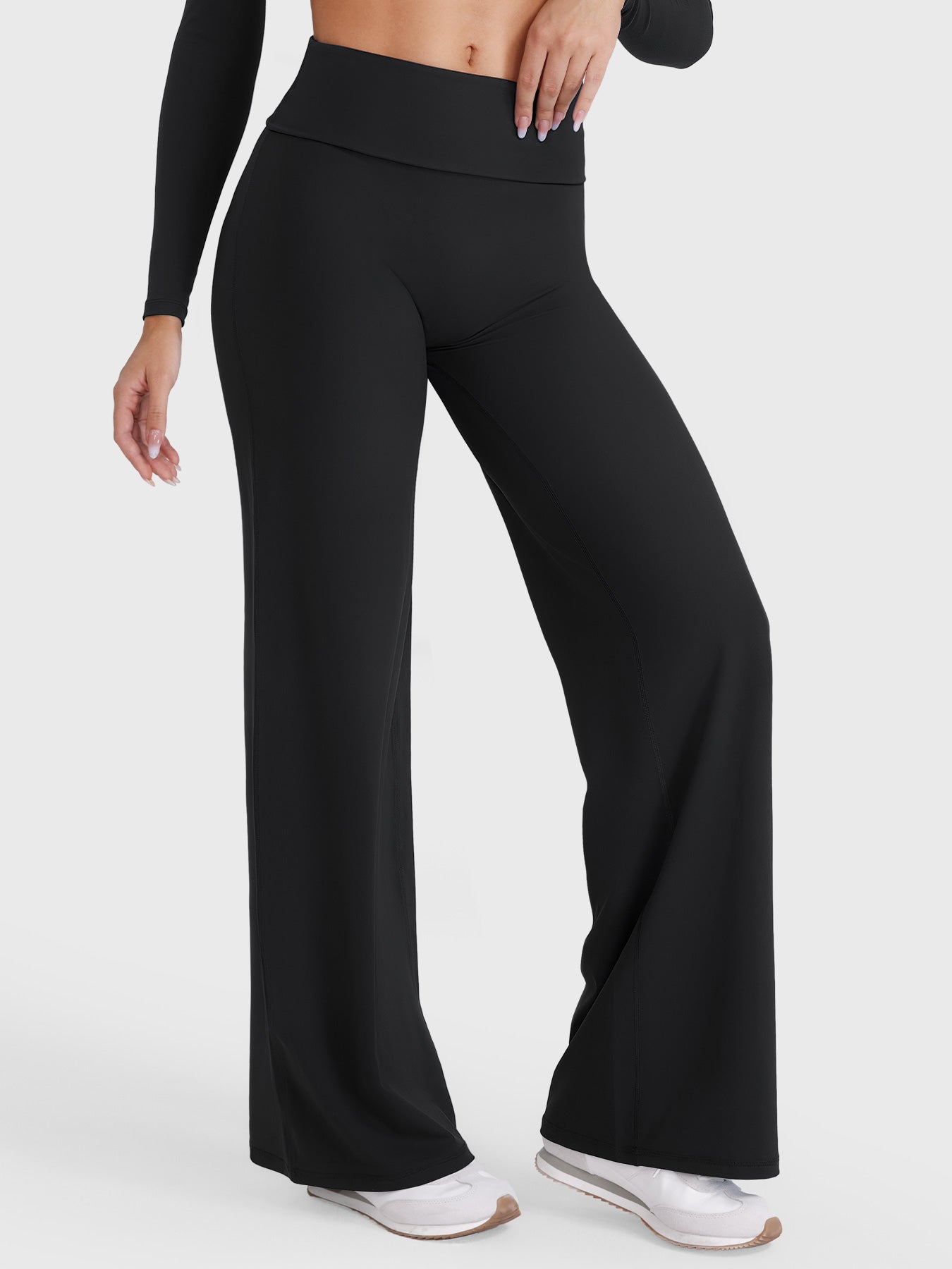 Yeoreo Eddiy 31.5" Fold Over Straight Leggings