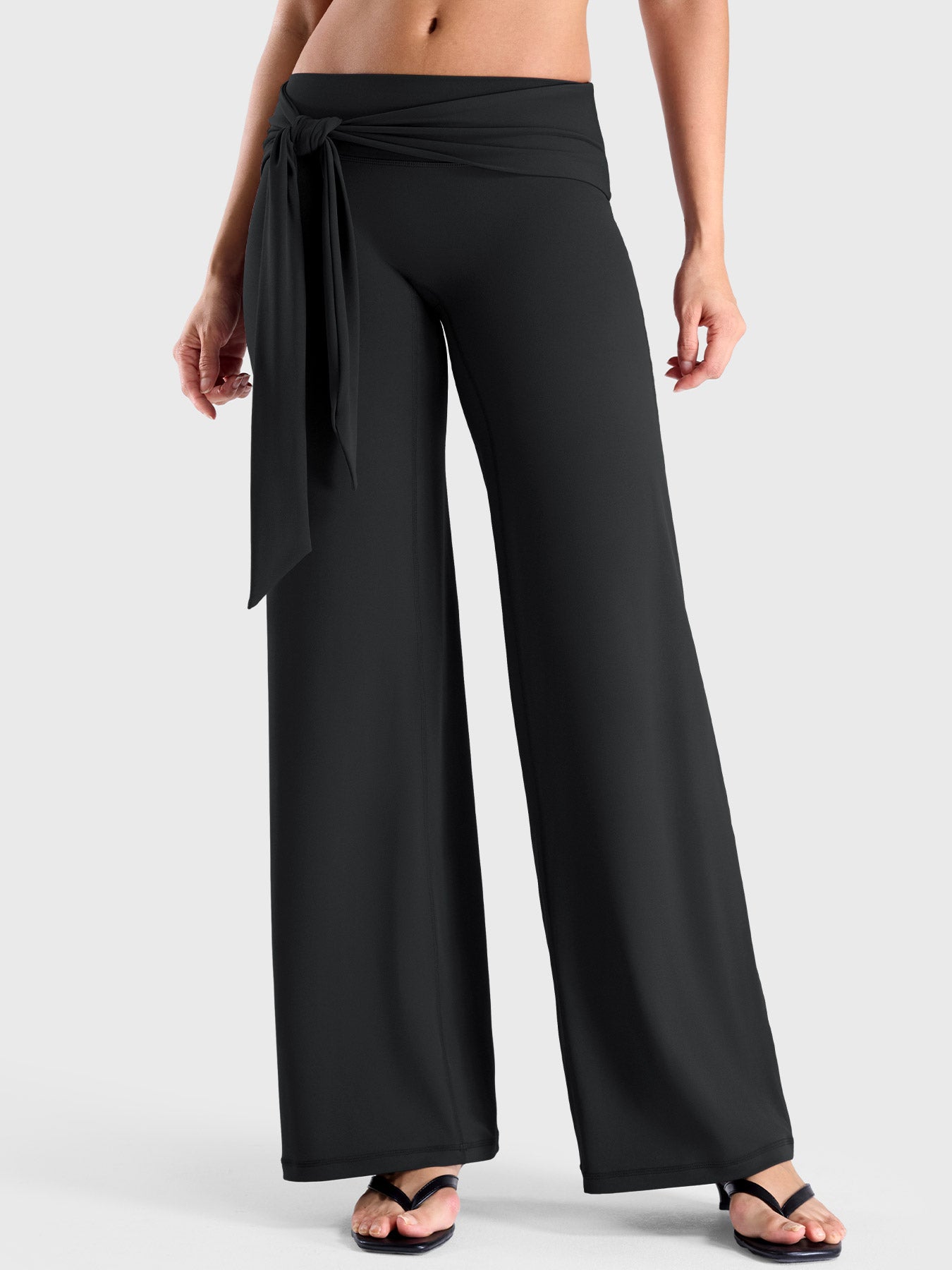 Yeoreo Danicaxi Tie-Waist Straight Leggings