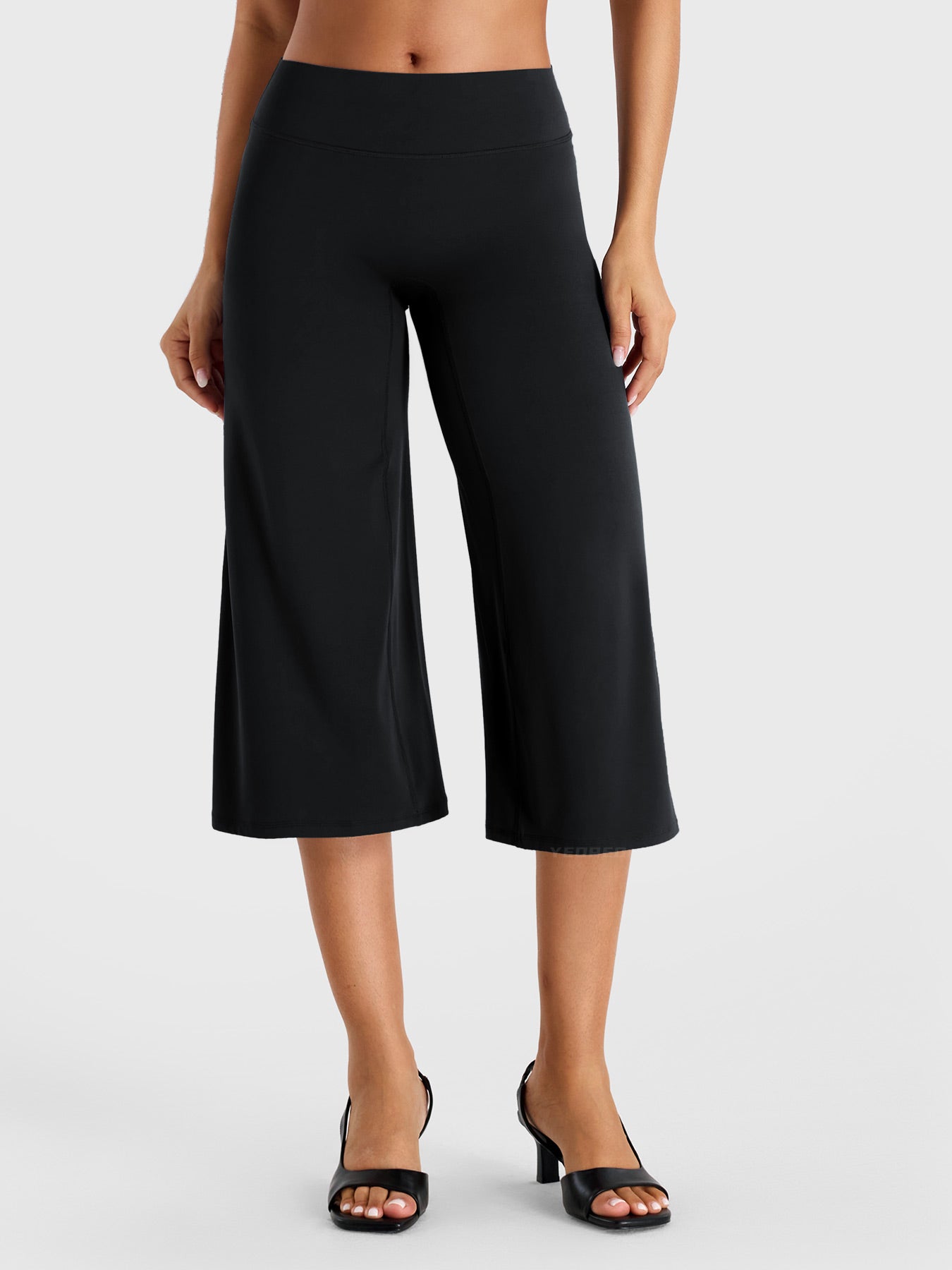 Yeoreo Samyer 21" Low Rise Wide Leg Capri Pants