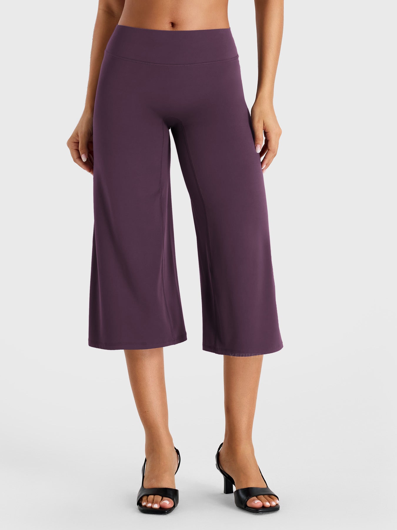 Yeoreo Samyer 21" Low Rise Wide Leg Capri Pants