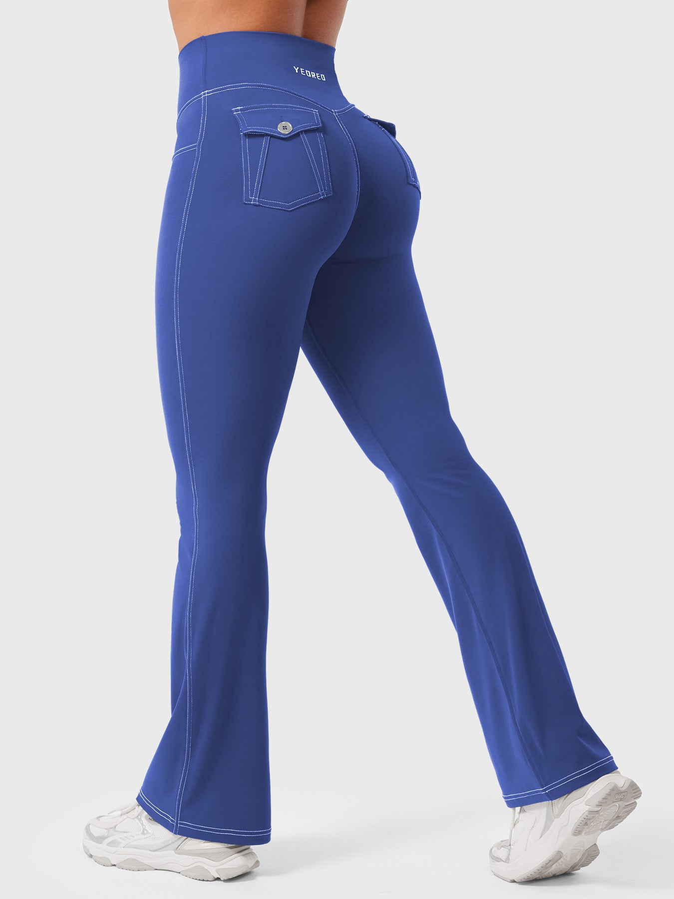 Yeoreo Bernicy CoreFlex Faux Denim Flared Leggings