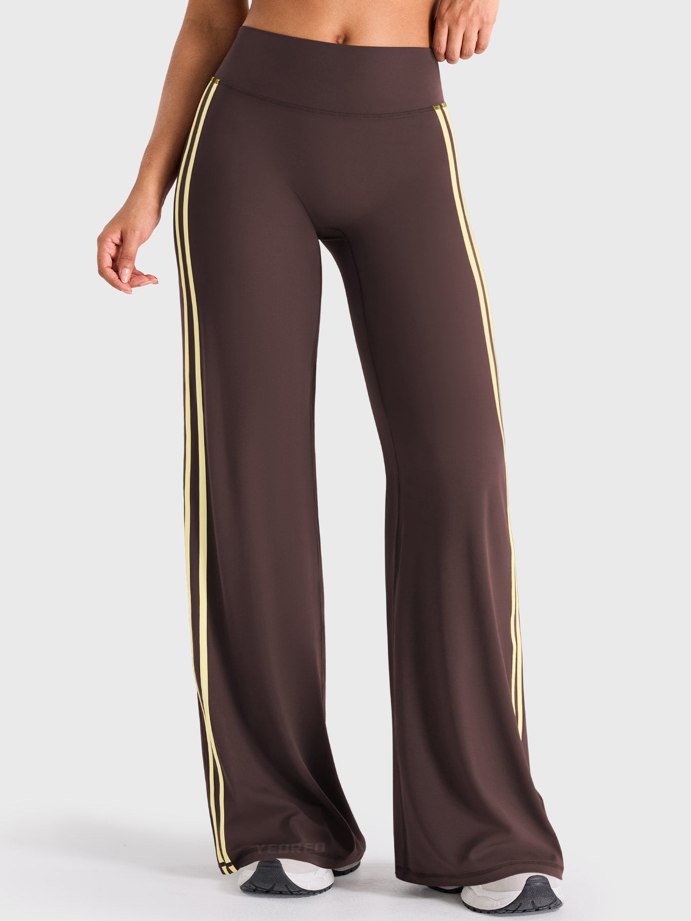Yeoreo Ease 33" Contrast Stripe Straight Leggings