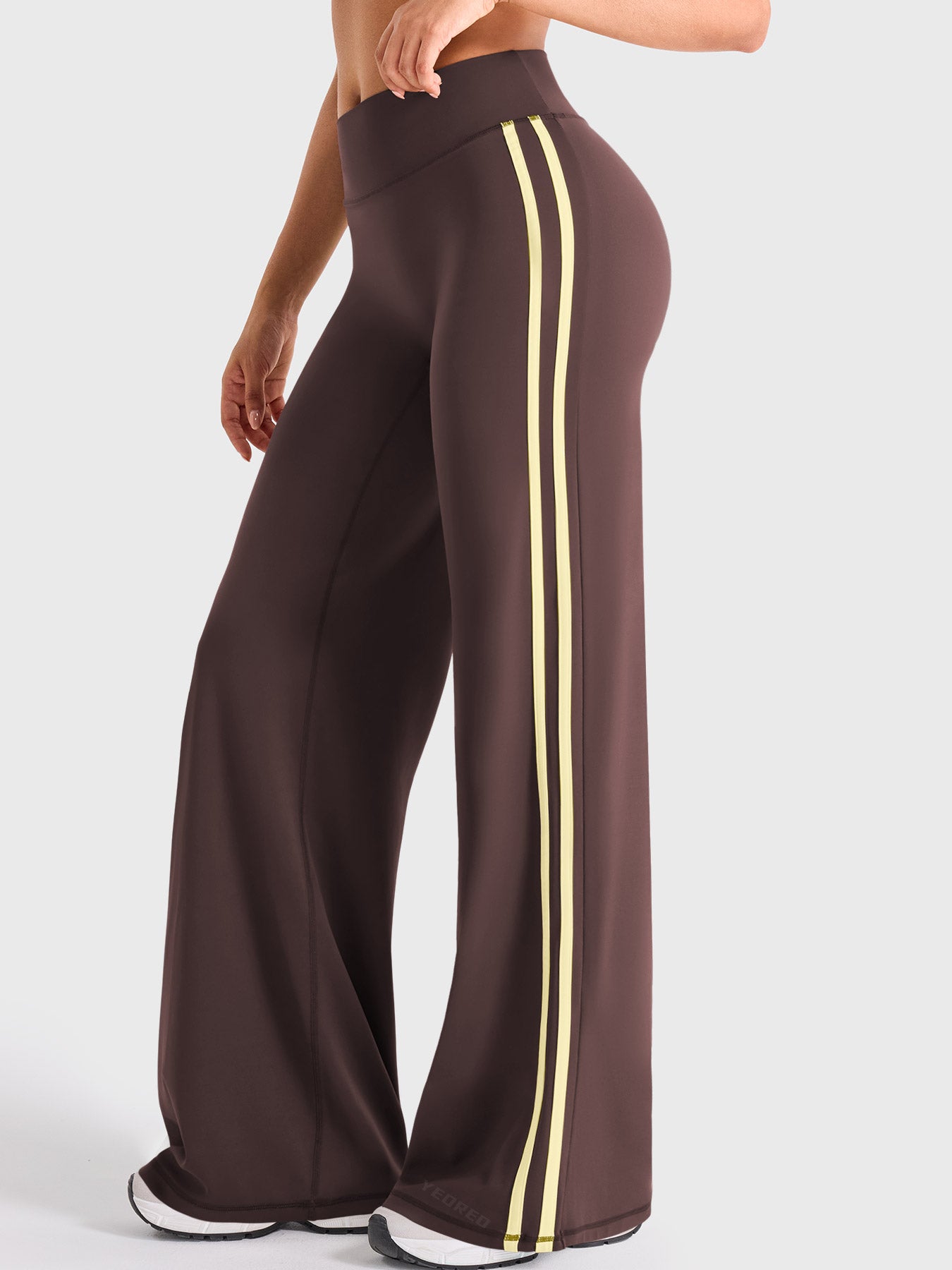 Yeoreo Ease 33" Contrast Stripe Straight Leggings