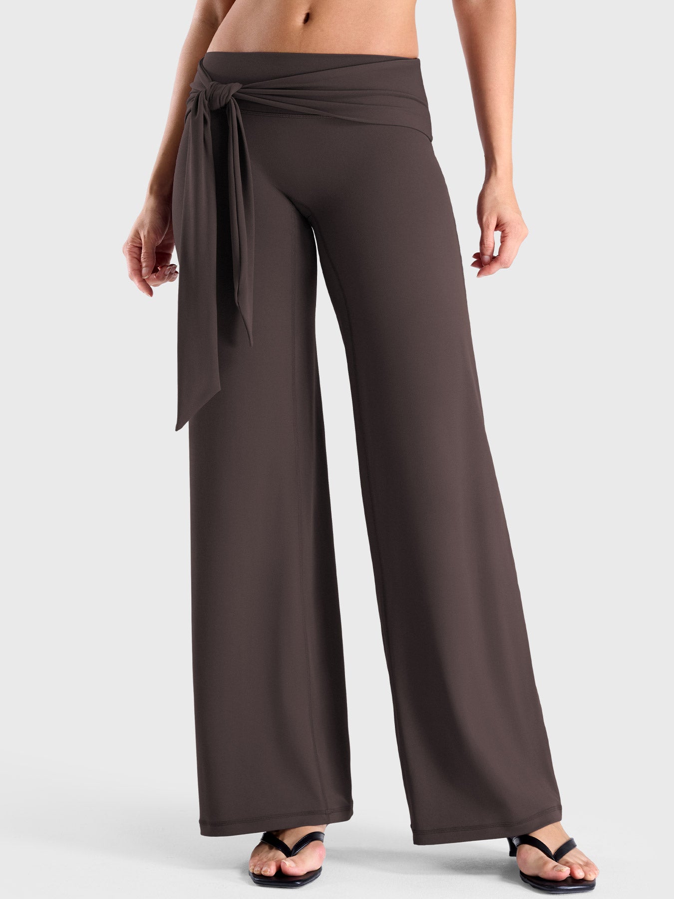 Yeoreo Danicaxi Tie-Waist Straight Leggings