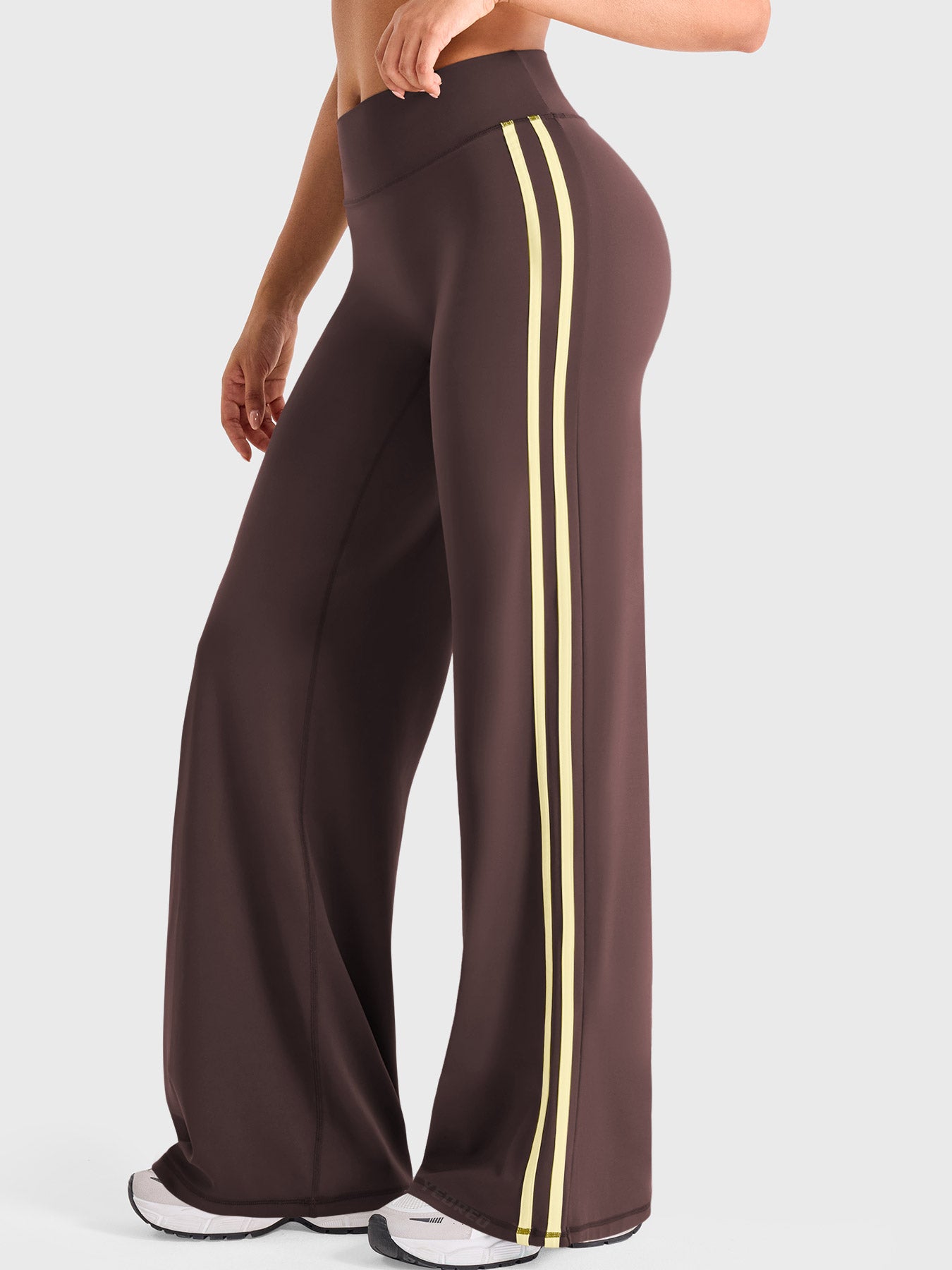 Yeoreo Ease Contrast Stripe Straight Leggings