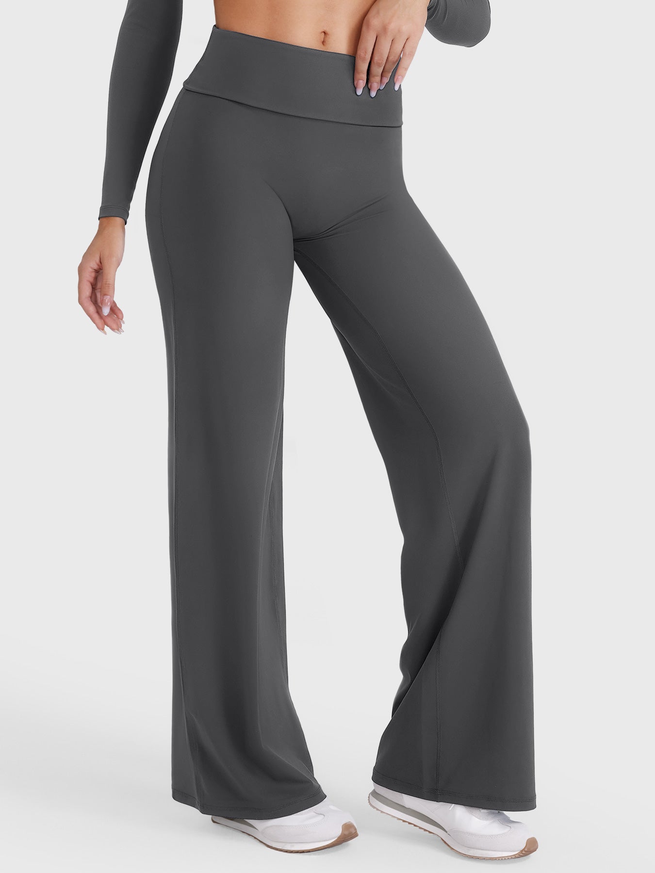 Yeoreo Eddiy 31.5" Fold Over Straight Leggings