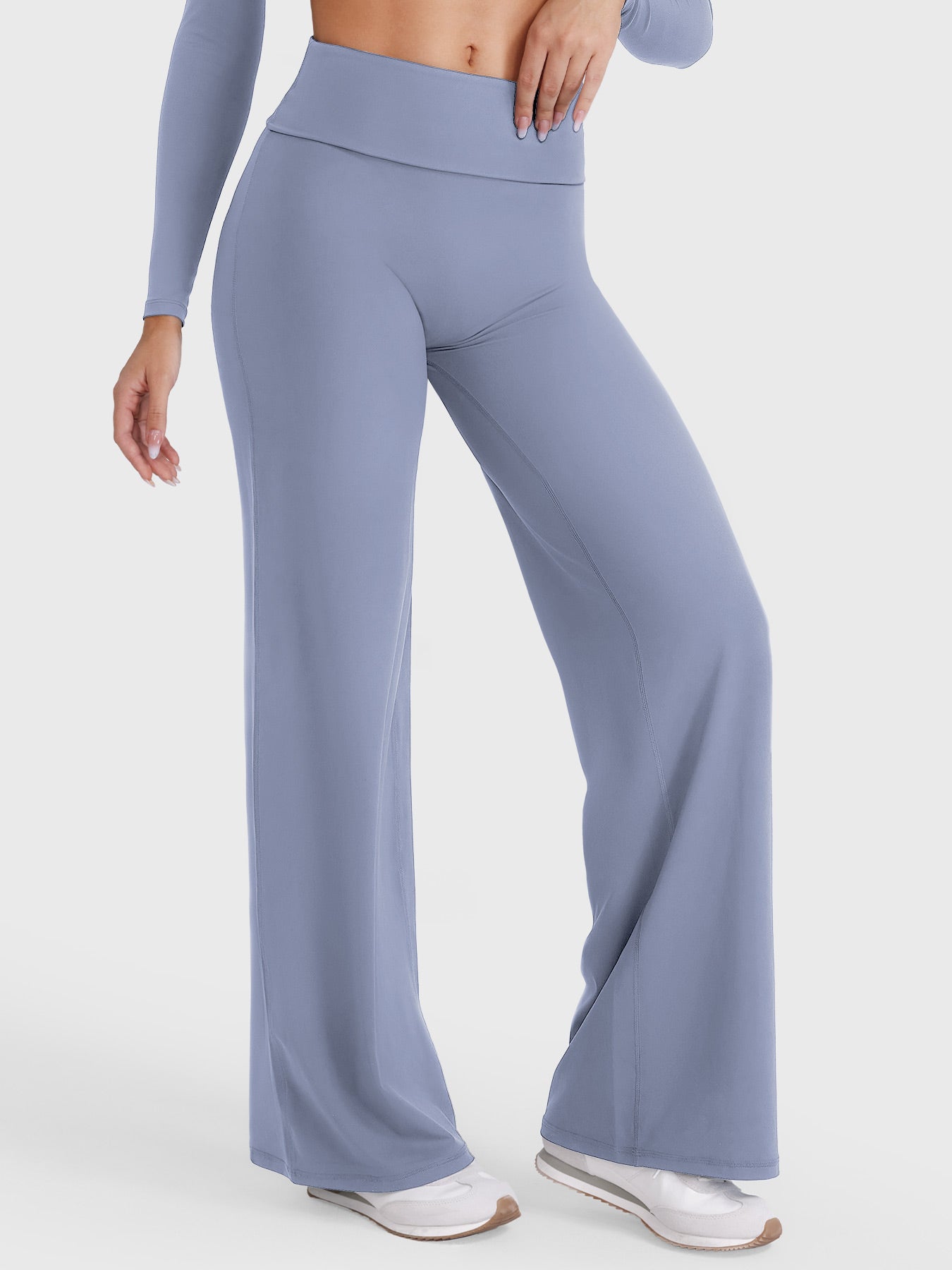 Yeoreo Eddiy 31.5" Fold Over Straight Leggings