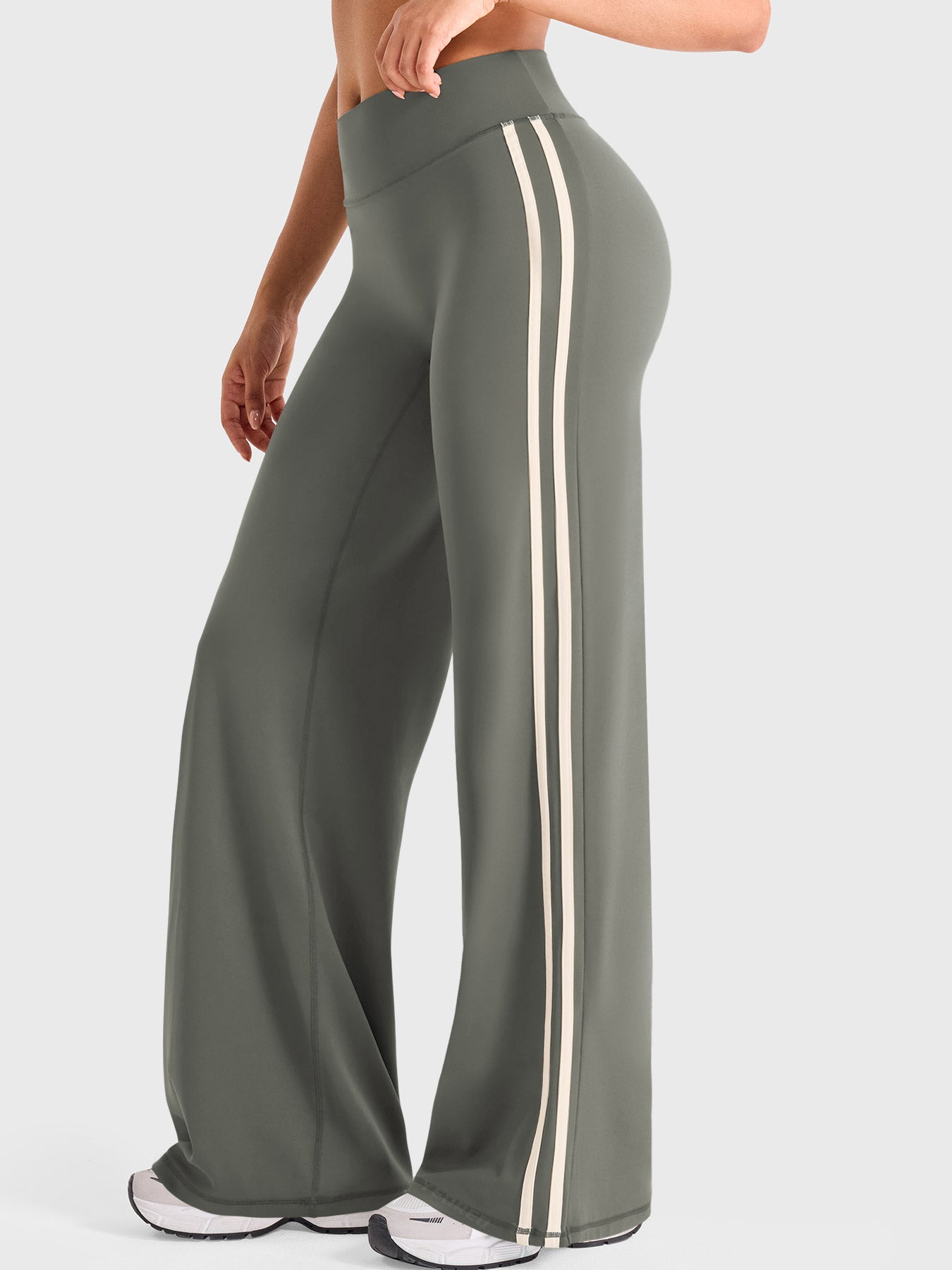 Yeoreo Ease Contrast Stripe Straight Leggings