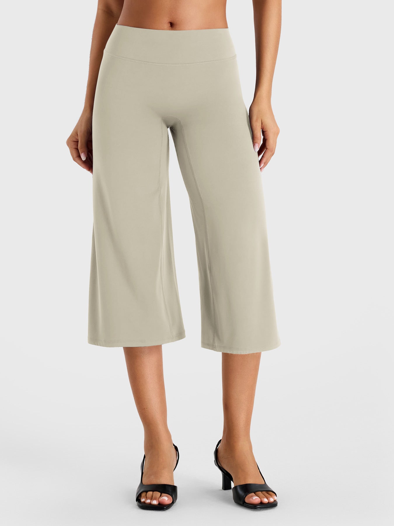 Yeoreo Samyer 21" Low Rise Wide Leg Capri Pants