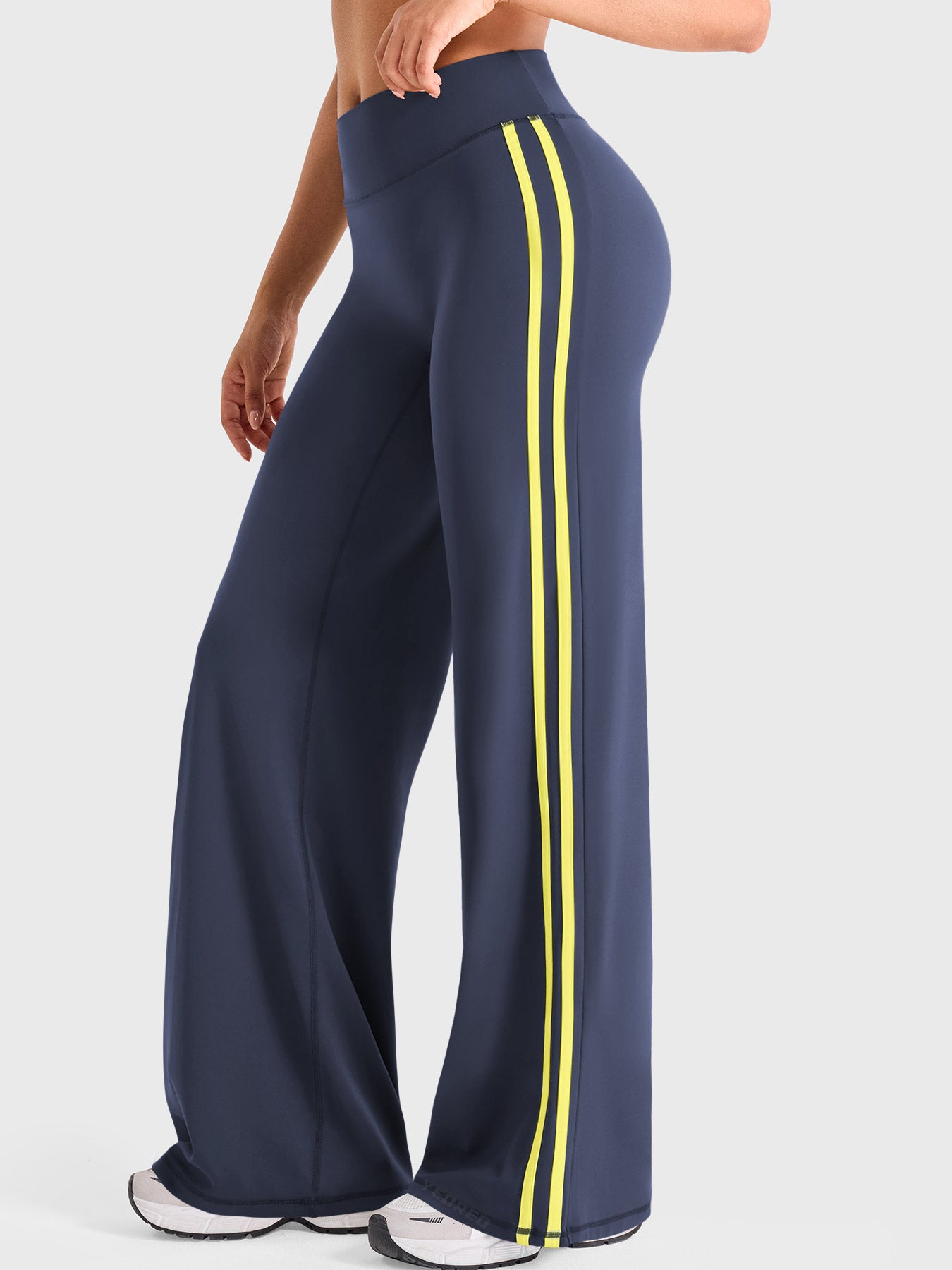 Yeoreo Ease Contrast Stripe Straight Leggings