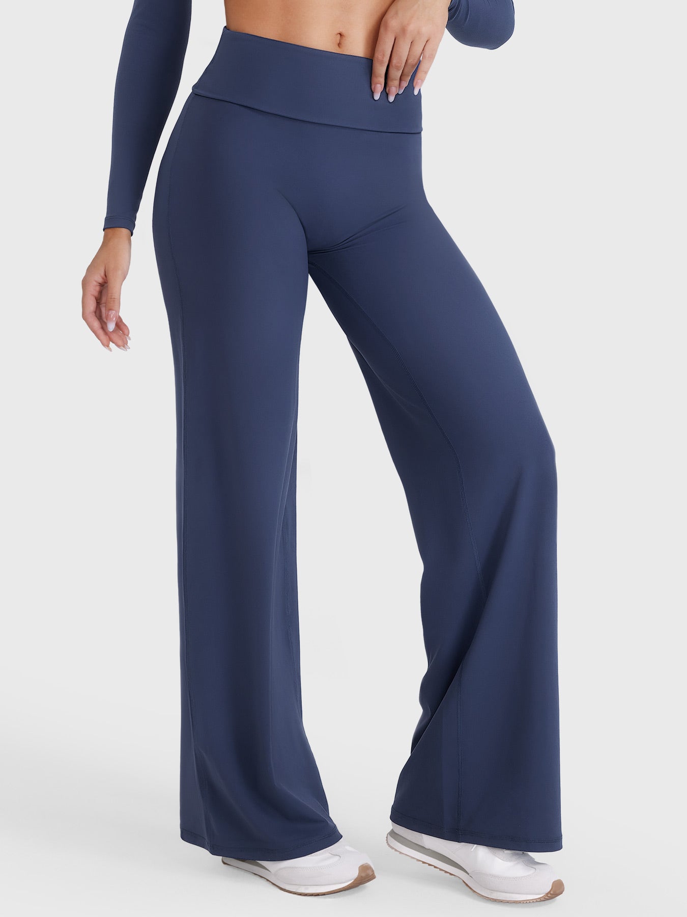 Yeoreo Eddiy 31.5" Fold Over Straight Leggings