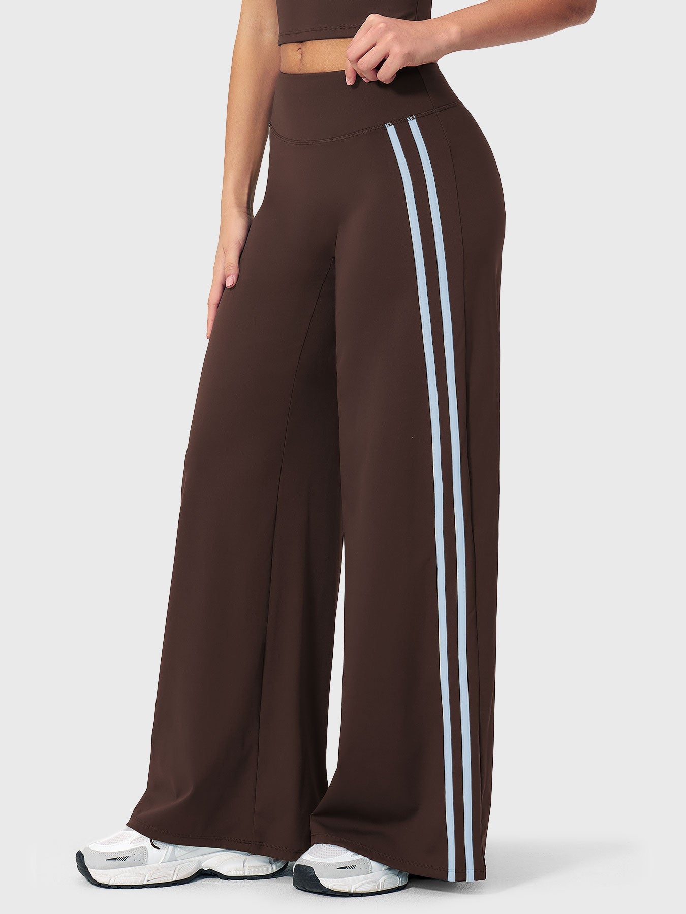 Yeoreo Fayza Side Stripe Straight Leggings