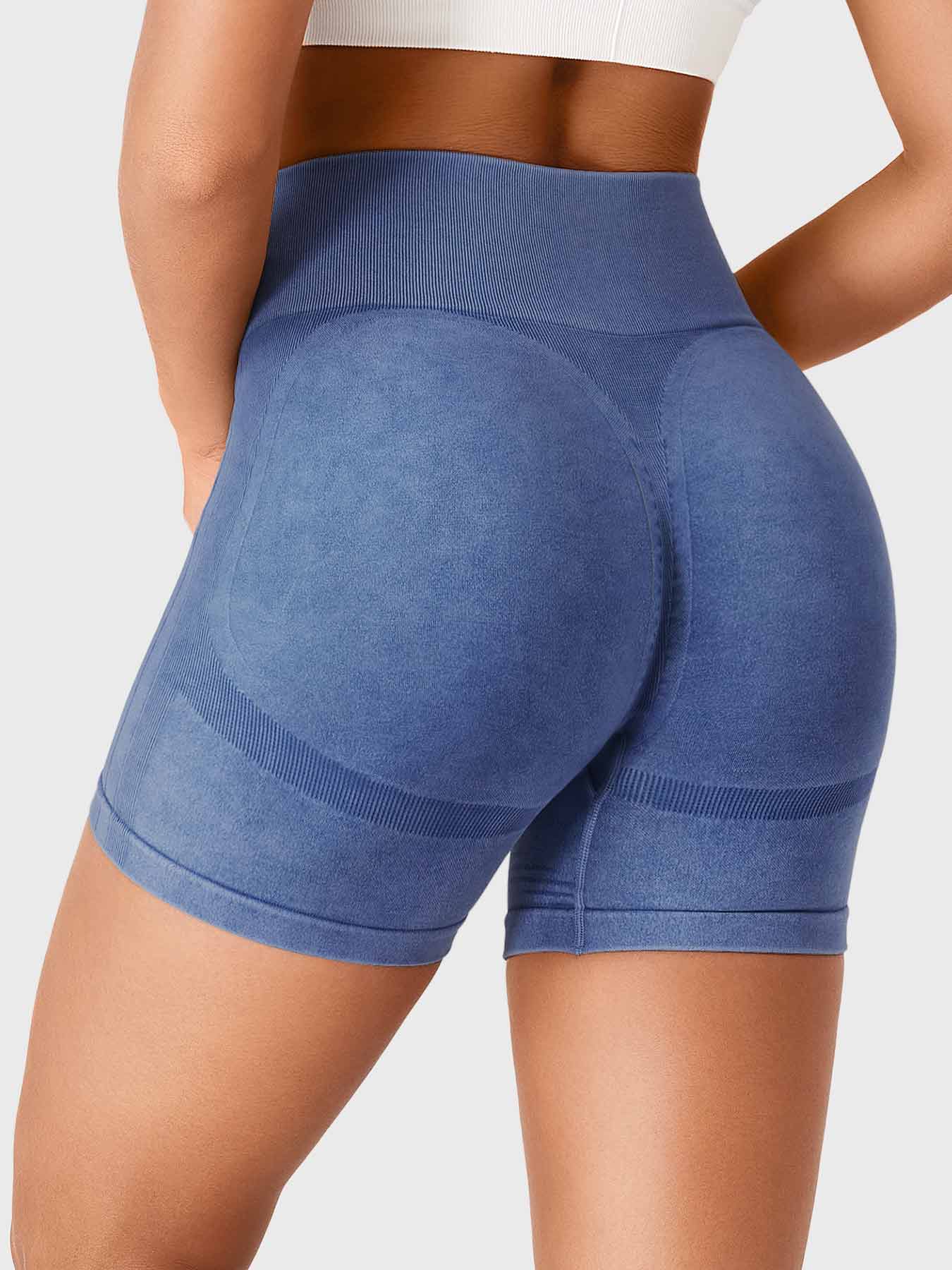 Yeoreo Lilliean Faux Denim Seamless Shorts