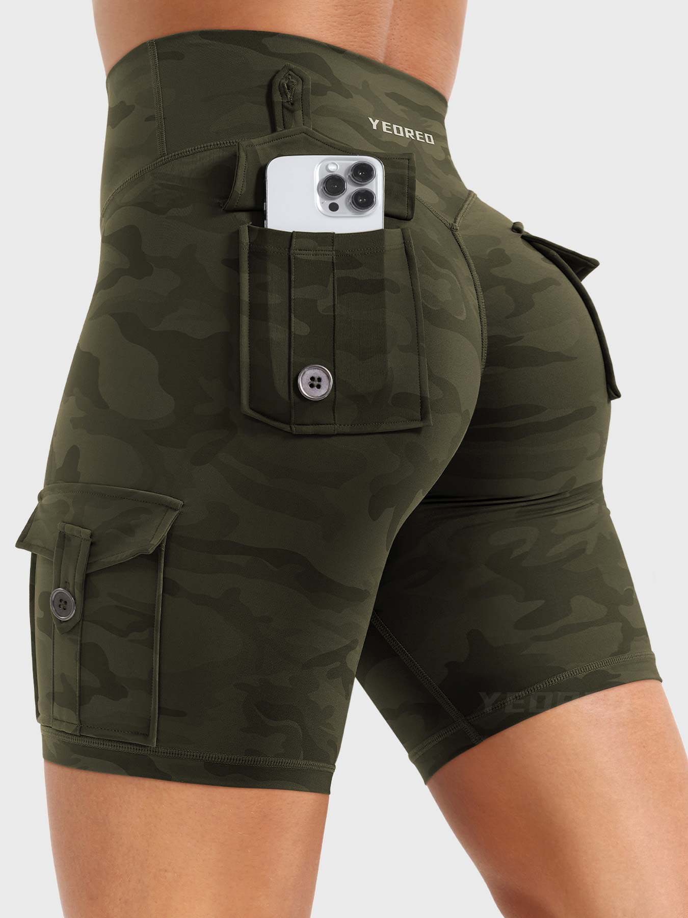 Yeoreo Hedda CoreFlex Camouflage Shorts