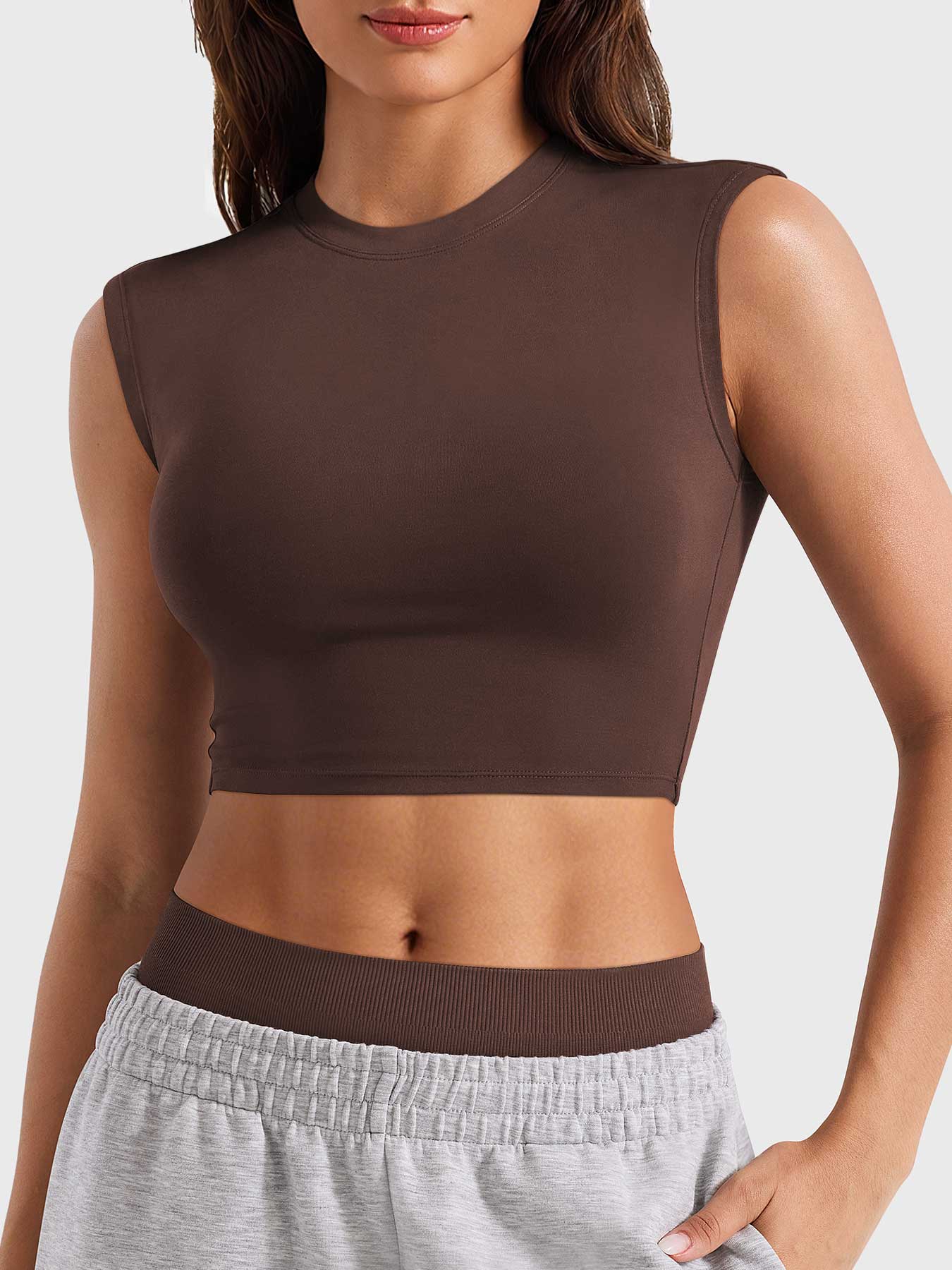 Yeoreo Salern Sleeveless Crop Tank Top
