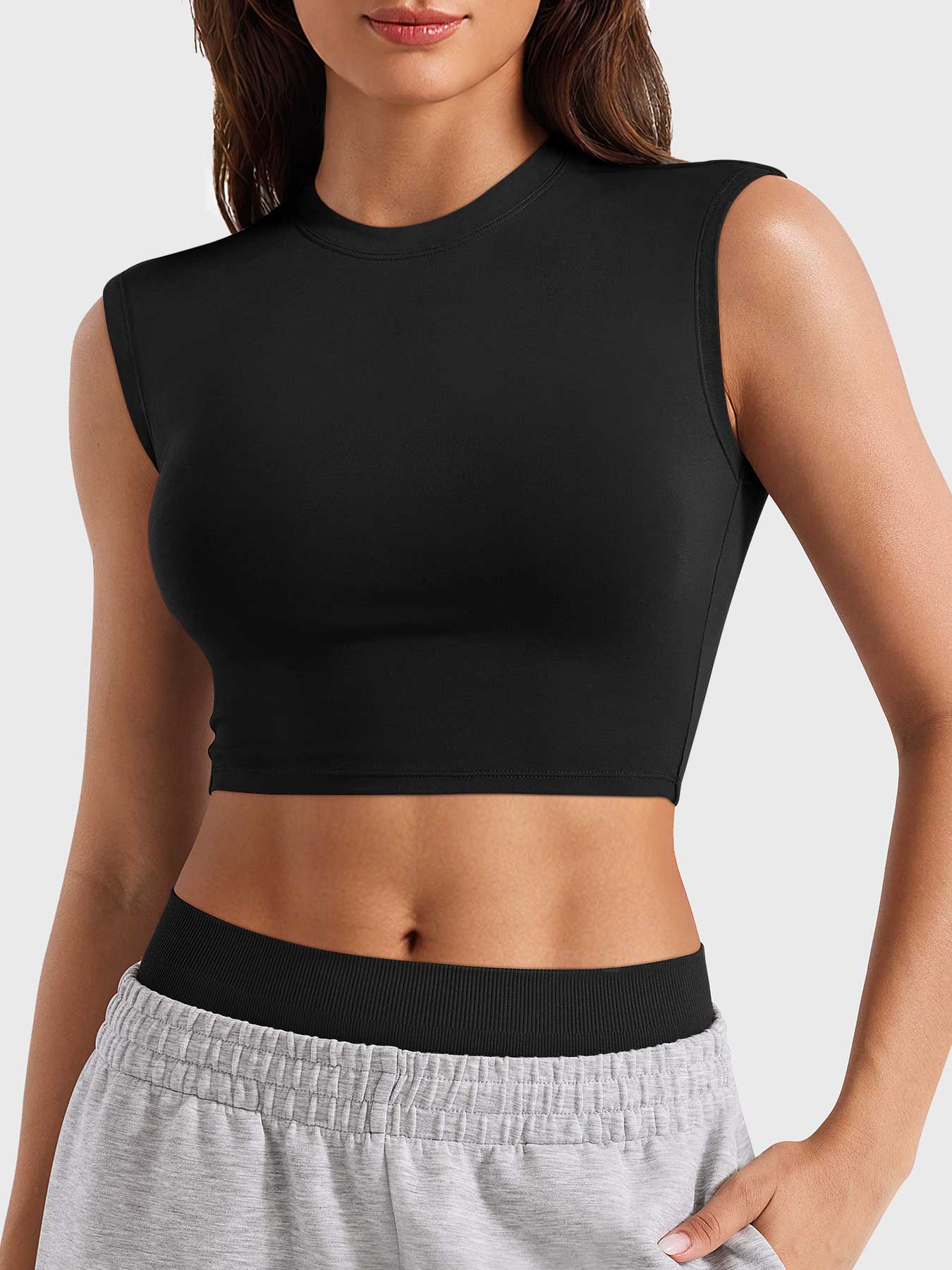 Yeoreo Salern Sleeveless Crop Tank Top
